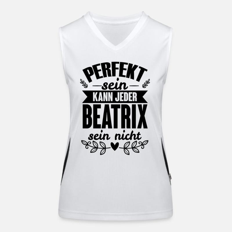 Beatrix - Perfekt Sein Kann Jeder Beatrix Nicht Funktionelles Kontrast-Tank Top für Frauen