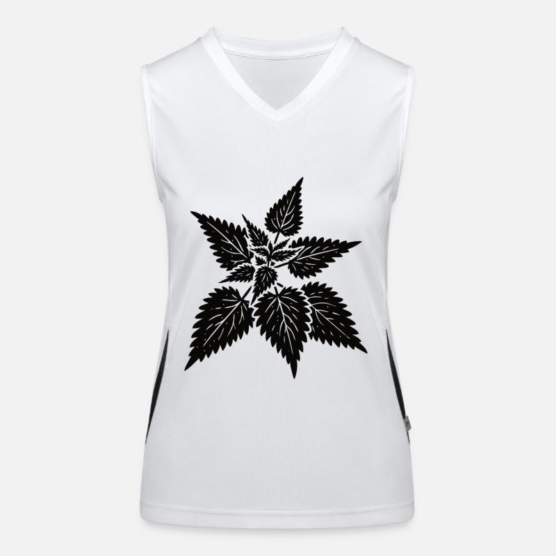 Conception simple de l’ortie – Wild & Healing Débardeur respirant contrasté Femme