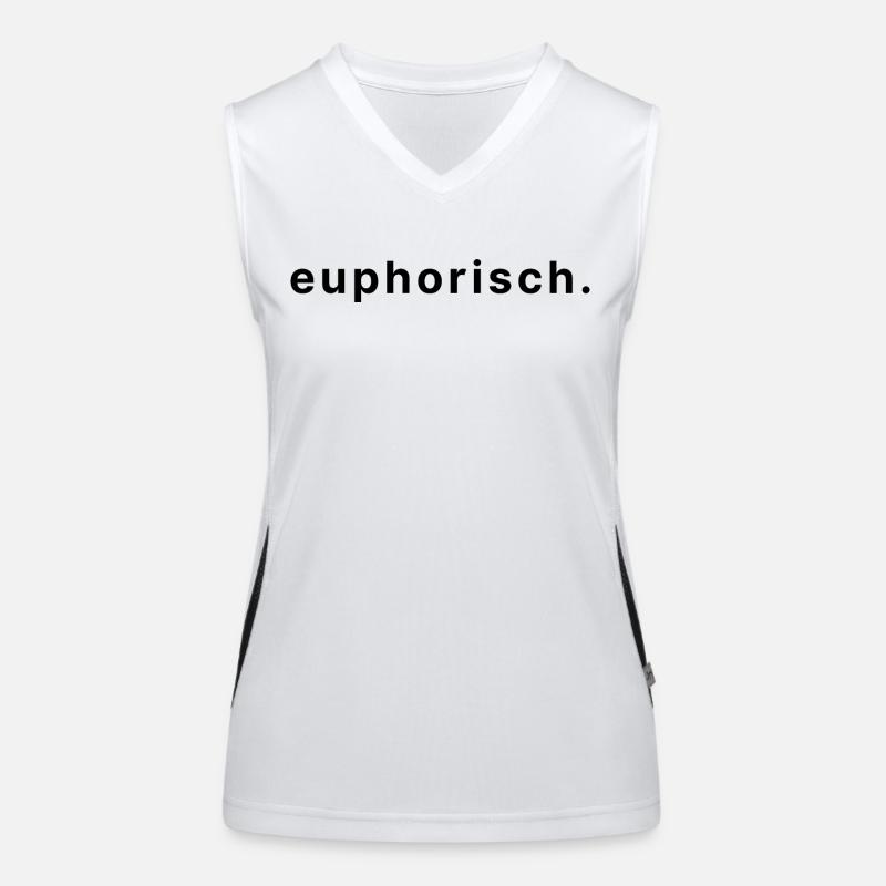 euphorisch. Funktionelles Kontrast-Tank Top für Frauen