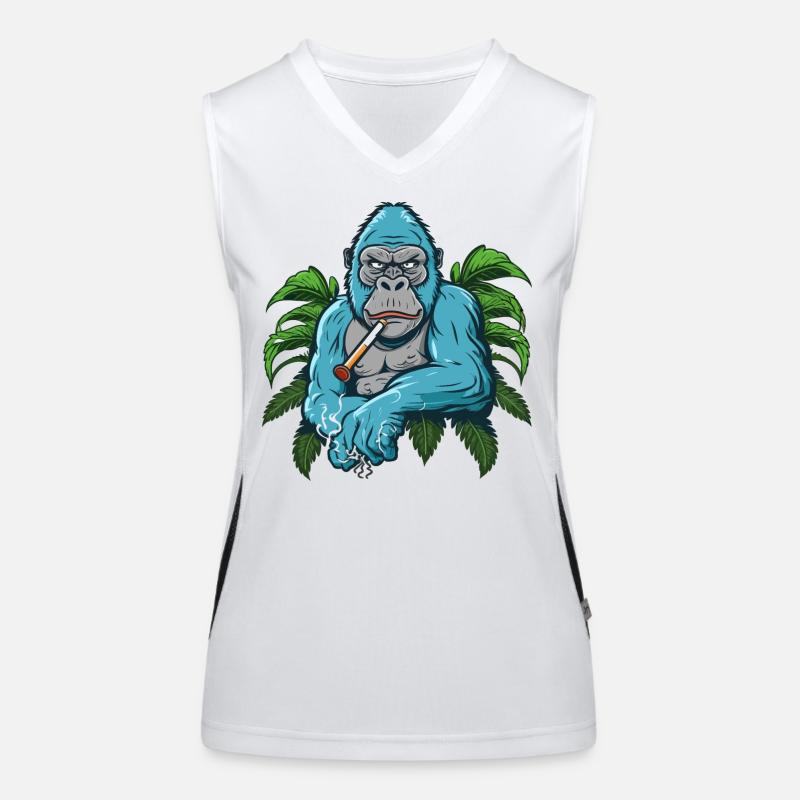 Blunt-Busting Gorilla Women's Functional Contrast Tank Top