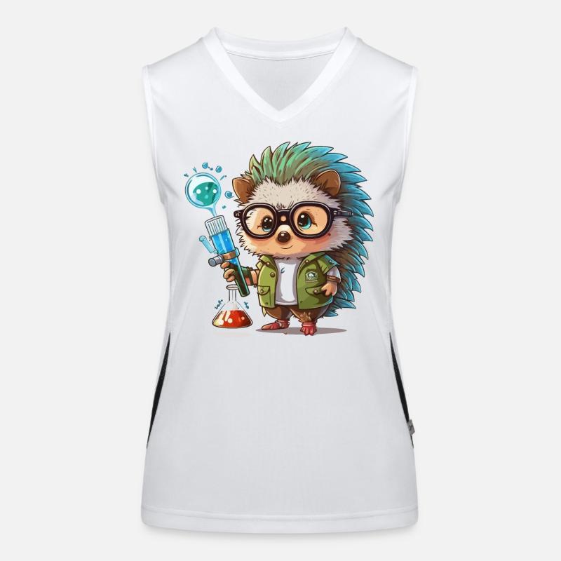 Igel-Labor Funktionelles Kontrast-Tank Top für Frauen