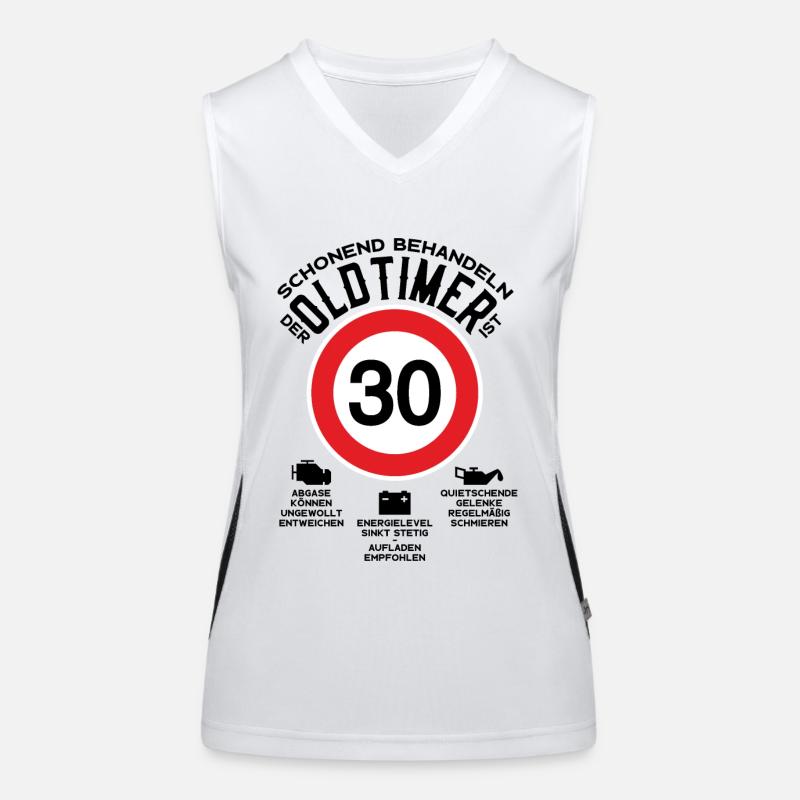 SCHONEND BEHANDELN 30. GEBURTSTAG OLDTIMER 1993 Funktionelles Kontrast-Tank Top für Frauen