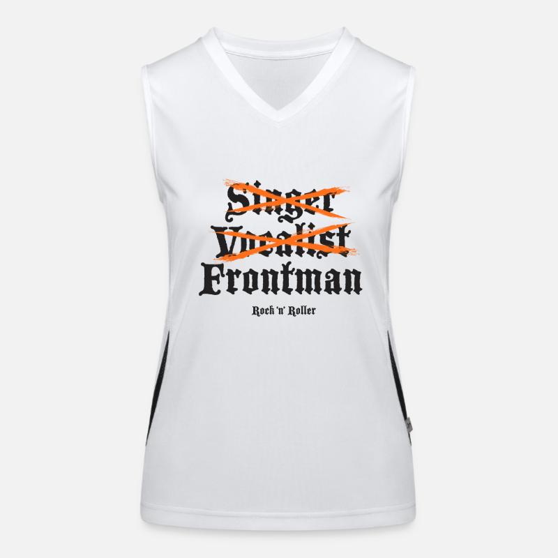 Frontmann Funktionelles Kontrast-Tank Top für Frauen