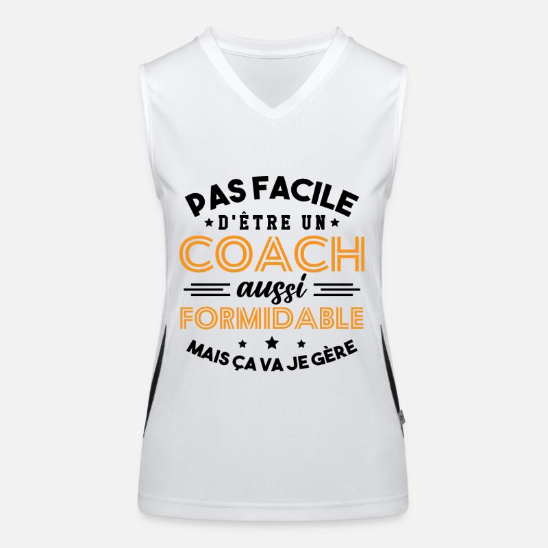 Cadeau Formidable pour Coach Formidable Débardeur respirant contrasté Femme