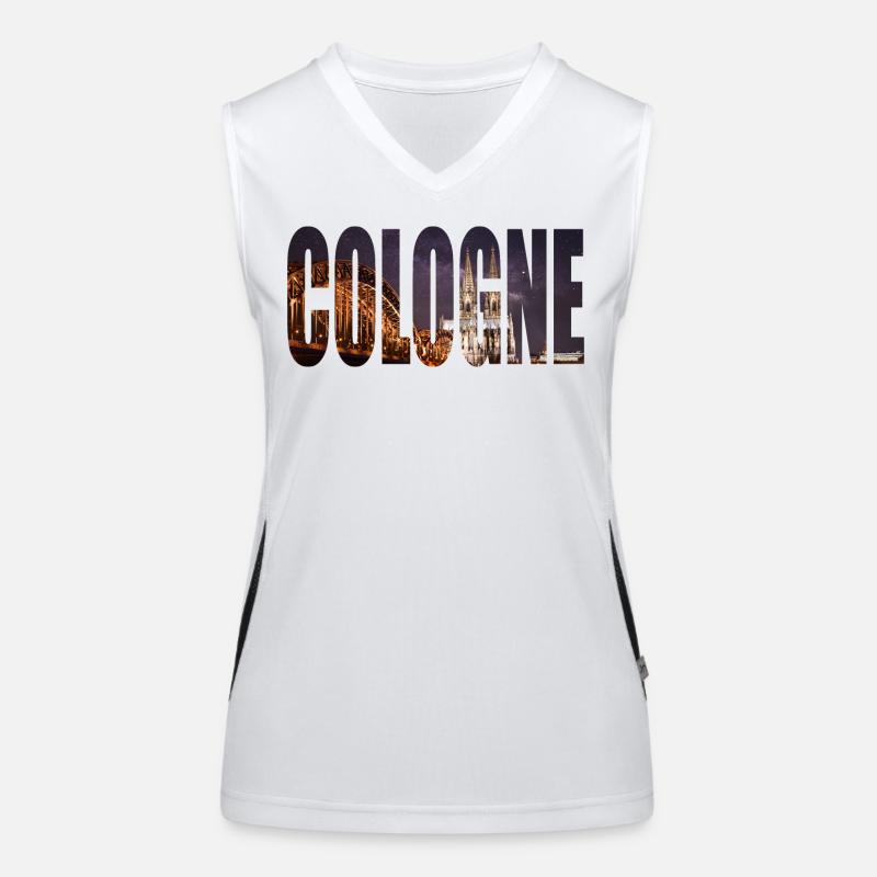 NUIT SKYLINE DE COLOGNE Débardeur respirant contrasté Femme