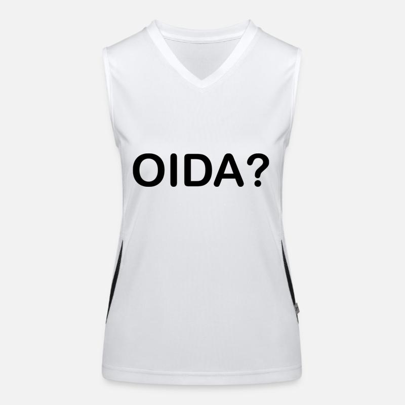 OIDA? Funktionelles Kontrast-Tank Top für Frauen