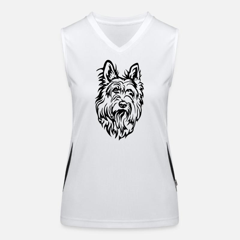Picard Kopf Funktionelles Kontrast-Tank Top für Frauen