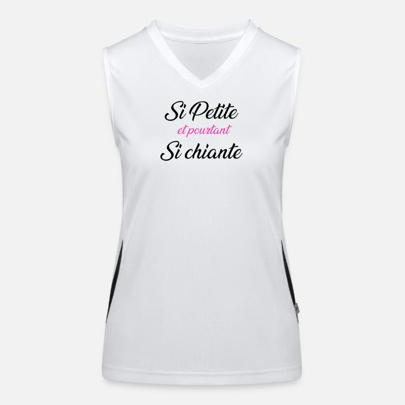so klein und doch so langweilig Funktionelles Kontrast-Tank Top für Frauen