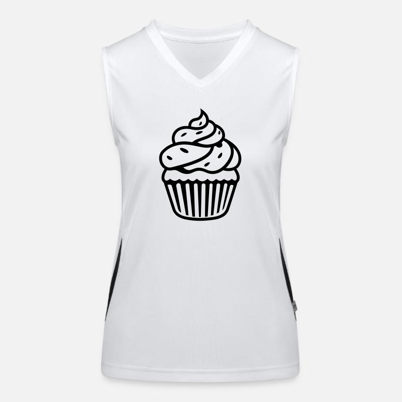 Cupcake Débardeur respirant contrasté Femme