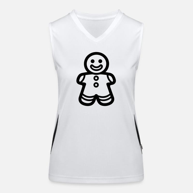 gingerbread Women's Functional Contrast Tank Top
