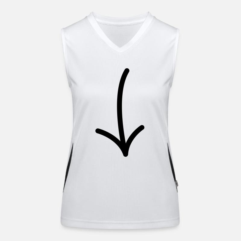 Pfeil - Ich bin´s! Funktionelles Kontrast-Tank Top für Frauen