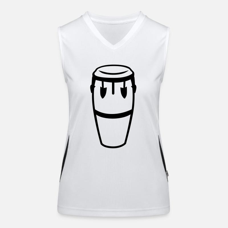 Trommel Funktionelles Kontrast-Tank Top für Frauen