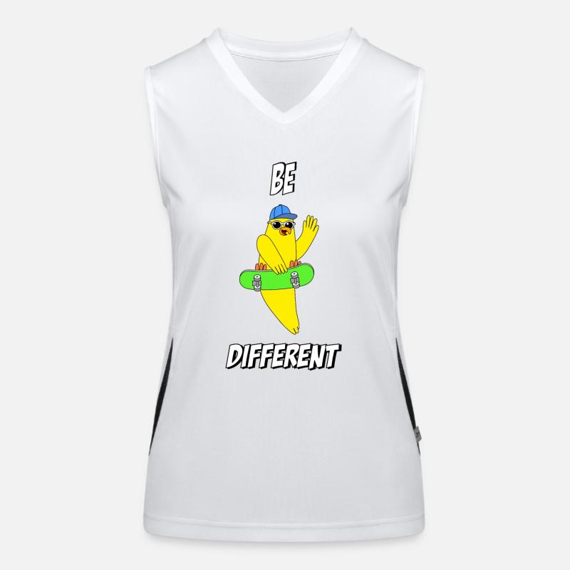 be different Funktionelles Kontrast-Tank Top für Frauen