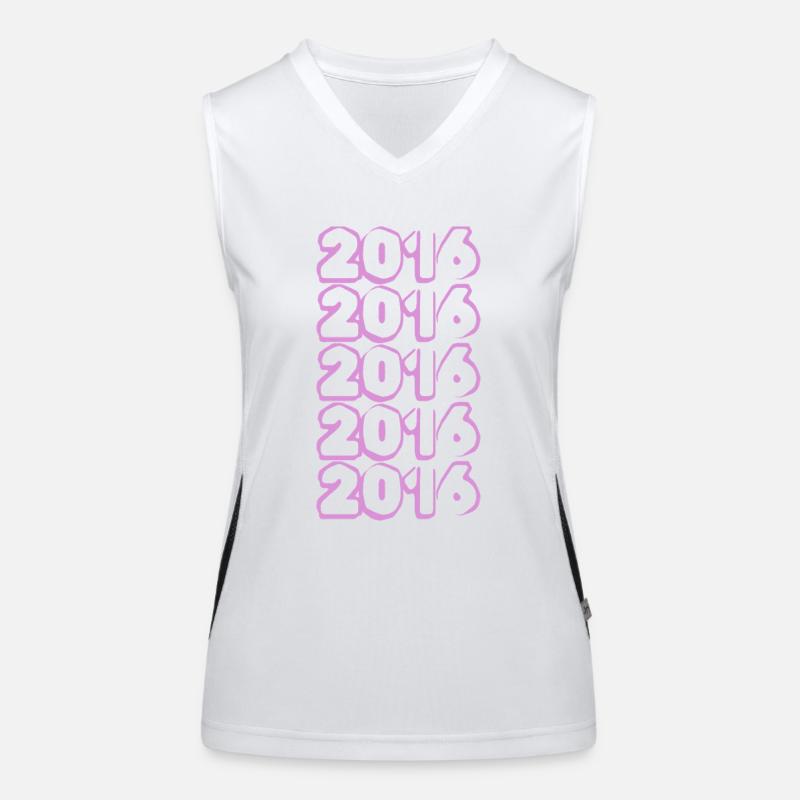 Rosa 2016 Funktionelles Kontrast-Tank Top für Frauen