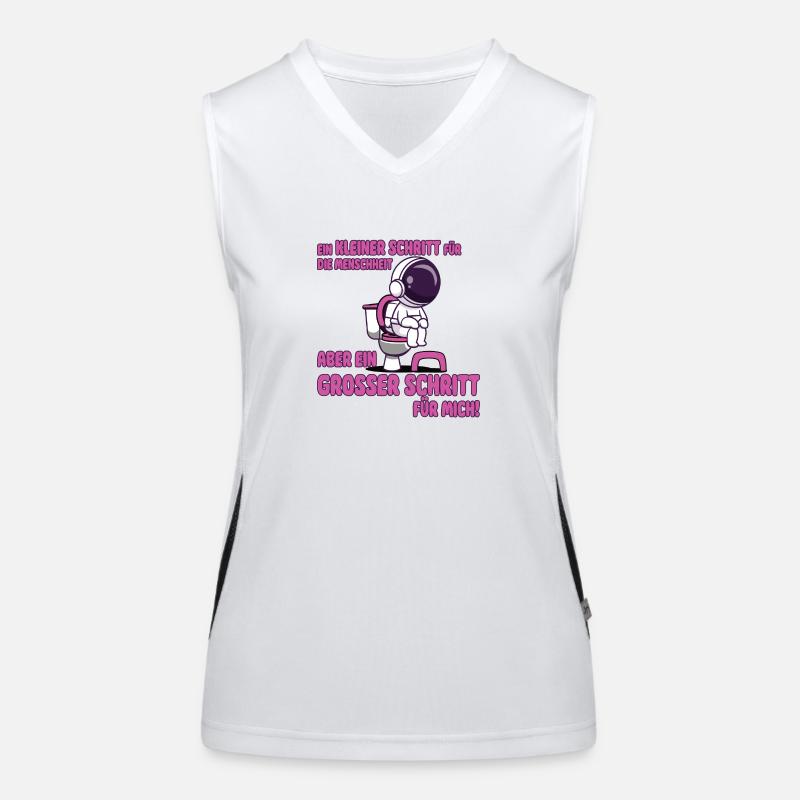 Töpfchen Astronaut Windelfrei Geschenk Kind Windel Funktionelles Kontrast-Tank Top für Frauen