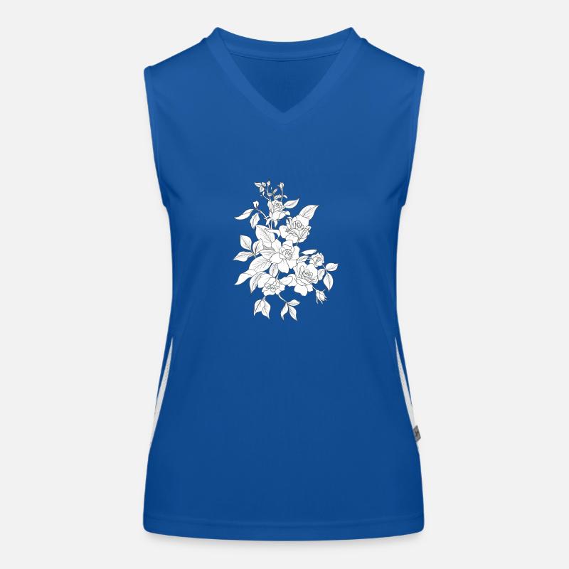 Roses Women's Functional Contrast Tank Top