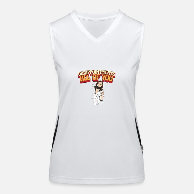 Drôle de Jesus Facepalm Meme Déceptions Tout de Débardeur respirant contrasté Femme