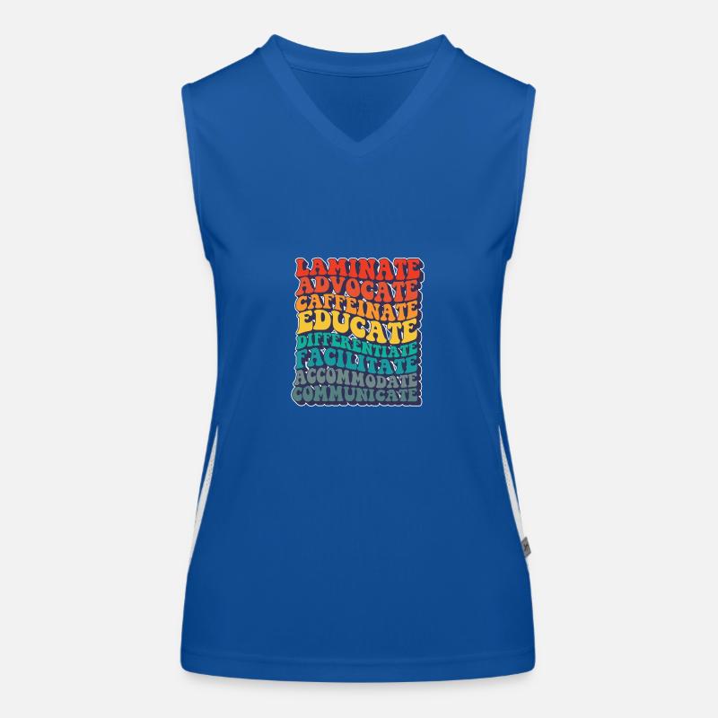 SPED Teacher Laminate Collaborate Autism Funktionelles Kontrast-Tank Top für Frauen