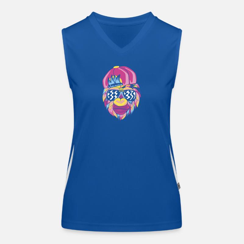 Monkey Funktionelles Kontrast-Tank Top für Frauen