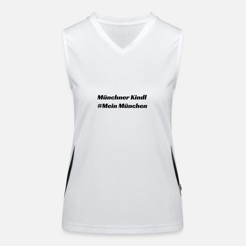 Munich Funktionelles Kontrast-Tank Top für Frauen