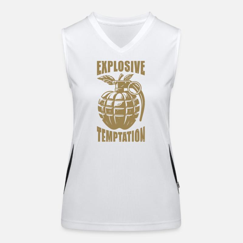 Explosive Versuchung Funktionelles Kontrast-Tank Top für Frauen