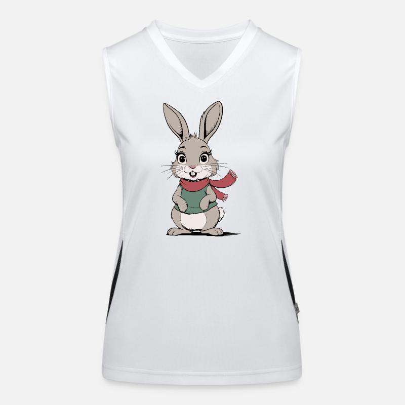 Lapin mignon Débardeur respirant contrasté Femme