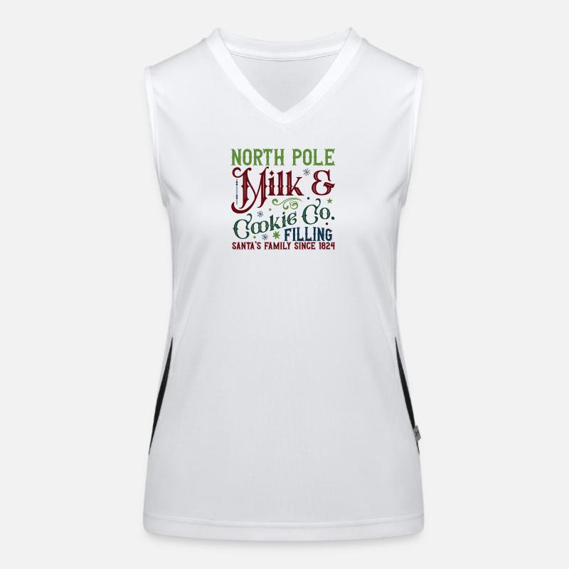 North Pole Milk & Biscuits Collection Women's Functional Contrast Tank Top