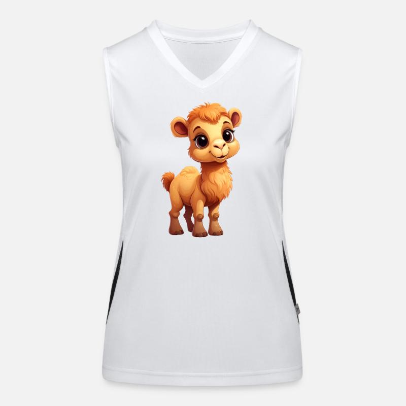 Camel / Dromedary Women's Functional Contrast Tank Top