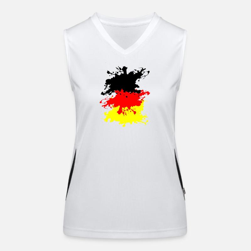 Allemagne Splash Débardeur respirant contrasté Femme