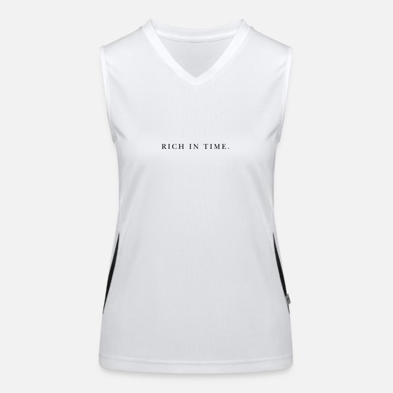 Rich in time. Funktionelles Kontrast-Tank Top für Frauen