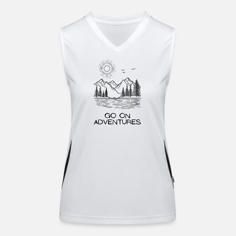 Black surface unique Women's Functional Contrast Tank Top