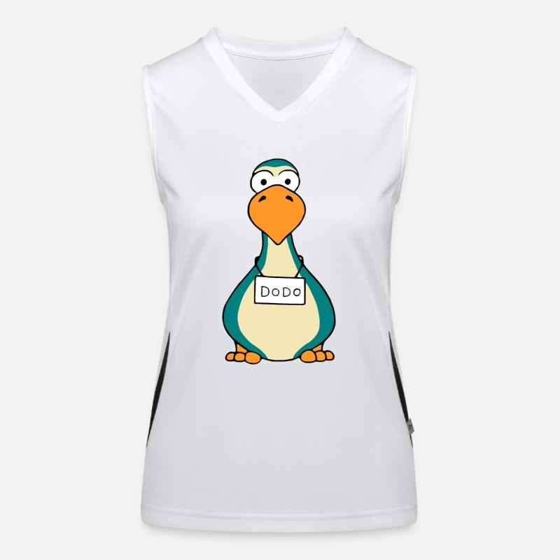 étrange dodo - dronte Débardeur respirant contrasté Femme