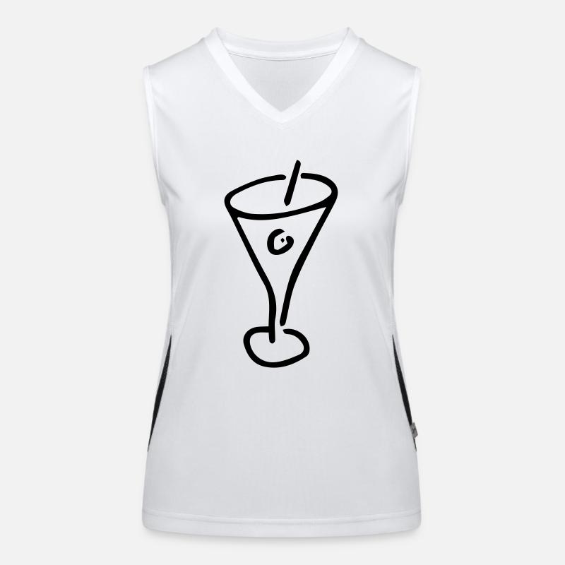Cocktail,Bar,Nachtleben,Alkohol,Spaß,Getränk Funktionelles Kontrast-Tank Top für Frauen