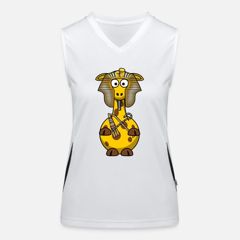 Giraffe Pharaoh Women's Functional Contrast Tank Top