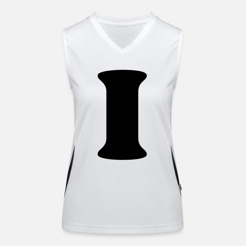 Letter i Women's Functional Contrast Tank Top