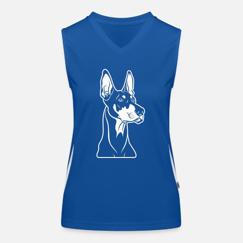 dobermann Débardeur respirant contrasté Femme