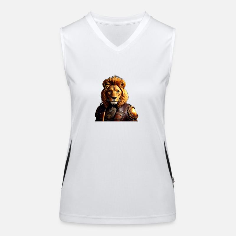 Medieval Lion Women's Functional Contrast Tank Top