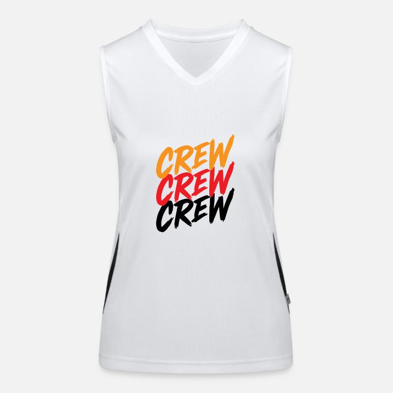 Crew Funktionelles Kontrast-Tank Top für Frauen