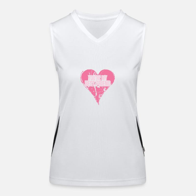 mein bester freund Funktionelles Kontrast-Tank Top für Frauen