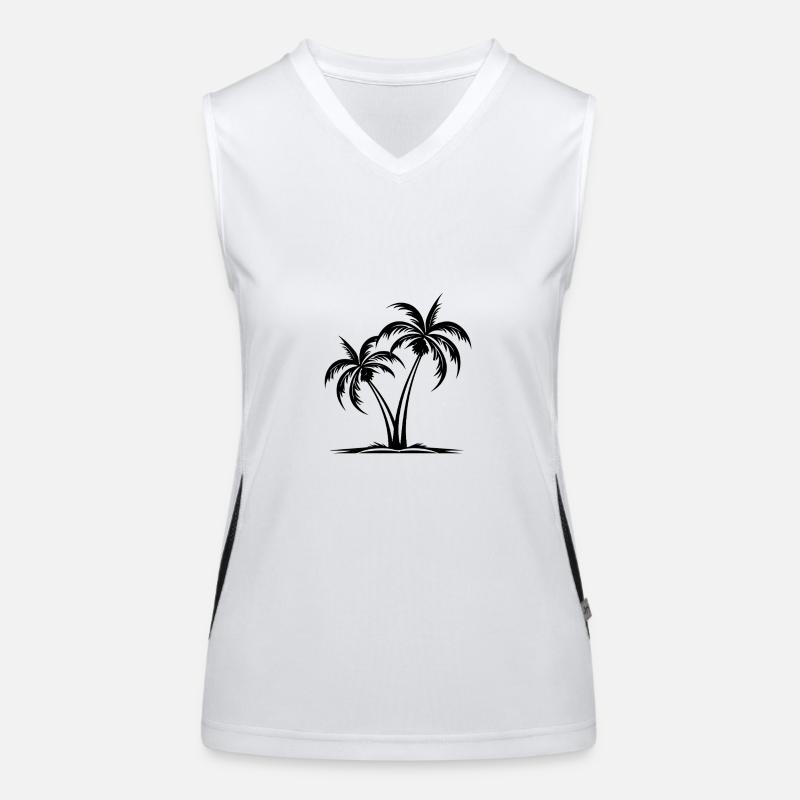Île Palm Débardeur respirant contrasté Femme