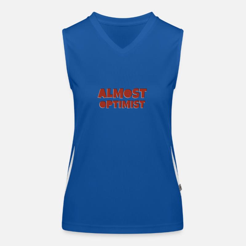 almost optimist Women's Functional Contrast Tank Top