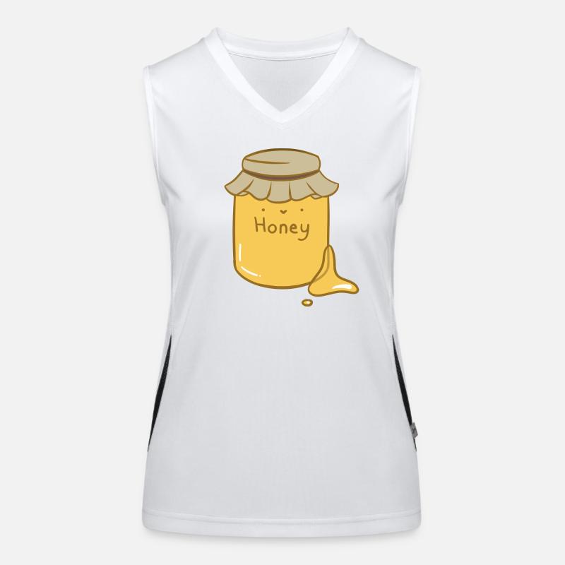 Süßer Honig Funktionelles Kontrast-Tank Top für Frauen