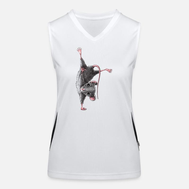 Maus Funktionelles Kontrast-Tank Top für Frauen