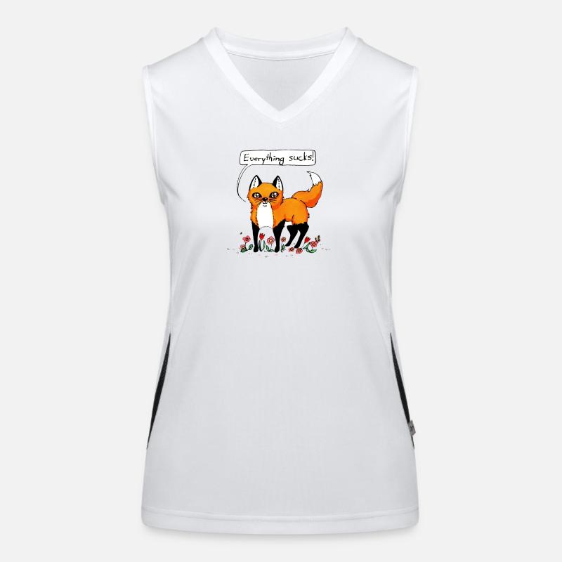 Everything sucks Débardeur respirant contrasté Femme