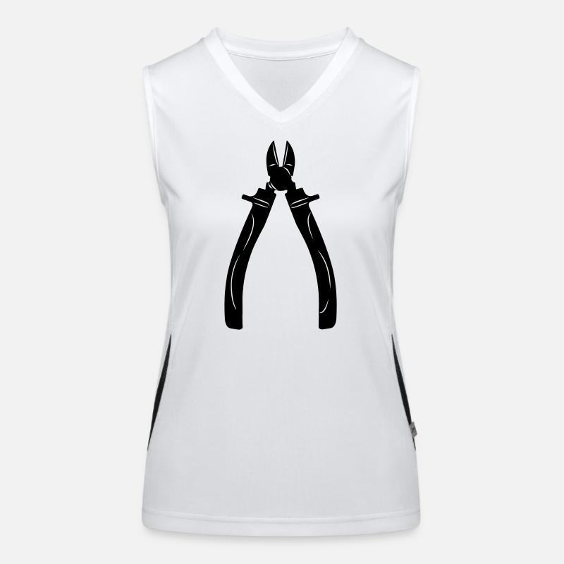 Pinces de coupe Débardeur respirant contrasté Femme