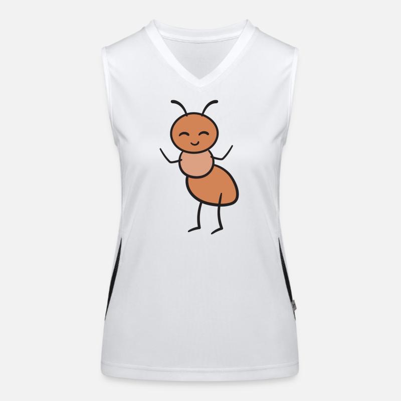 Ant ants Women's Functional Contrast Tank Top