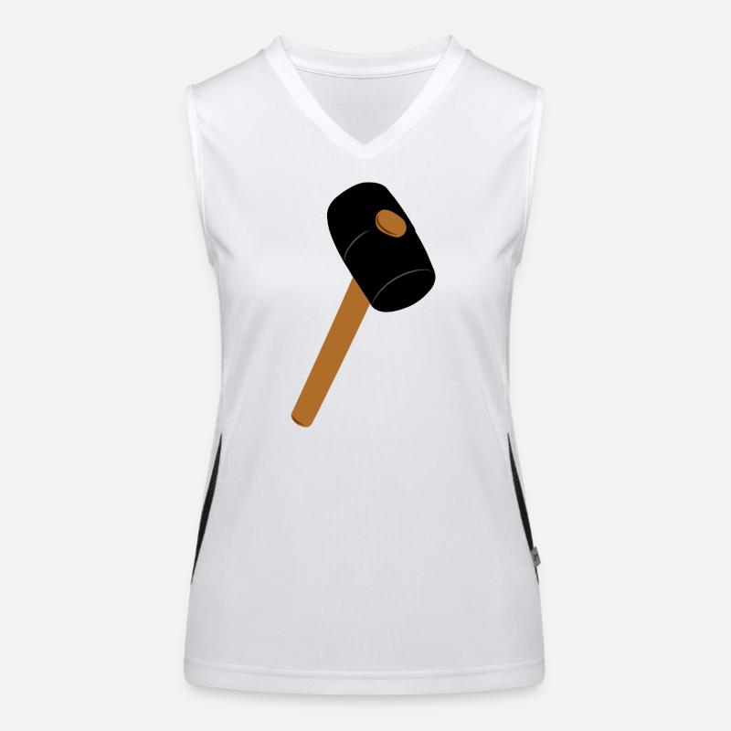 Gummihammer Funktionelles Kontrast-Tank Top für Frauen