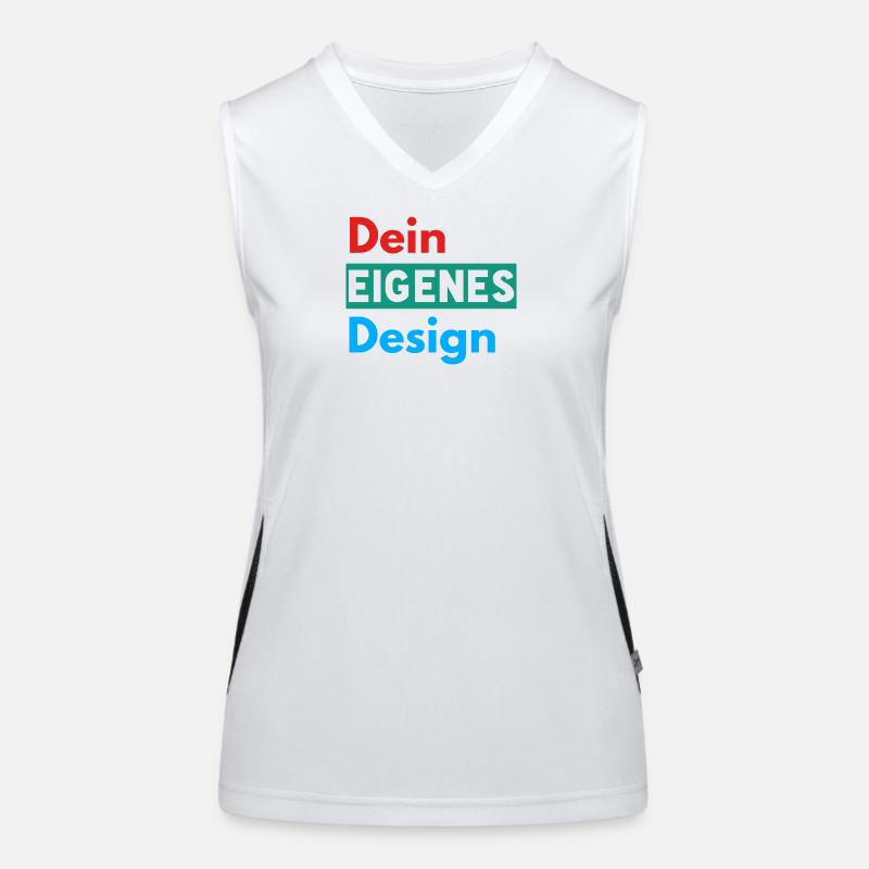 Dein Eigenes Design Funktionelles Kontrast-Tank Top für Frauen