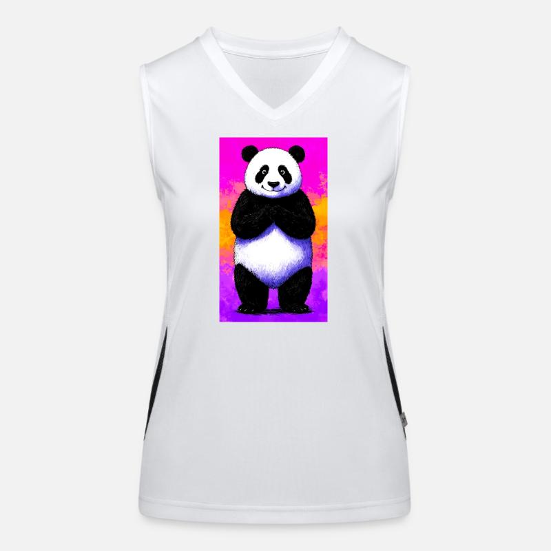 panda Women's Functional Contrast Tank Top