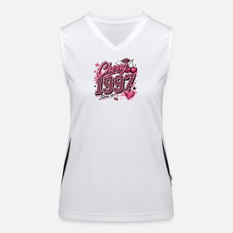 Cherry 1997 Leoparden Glam Funktionelles Kontrast-Tank Top für Frauen